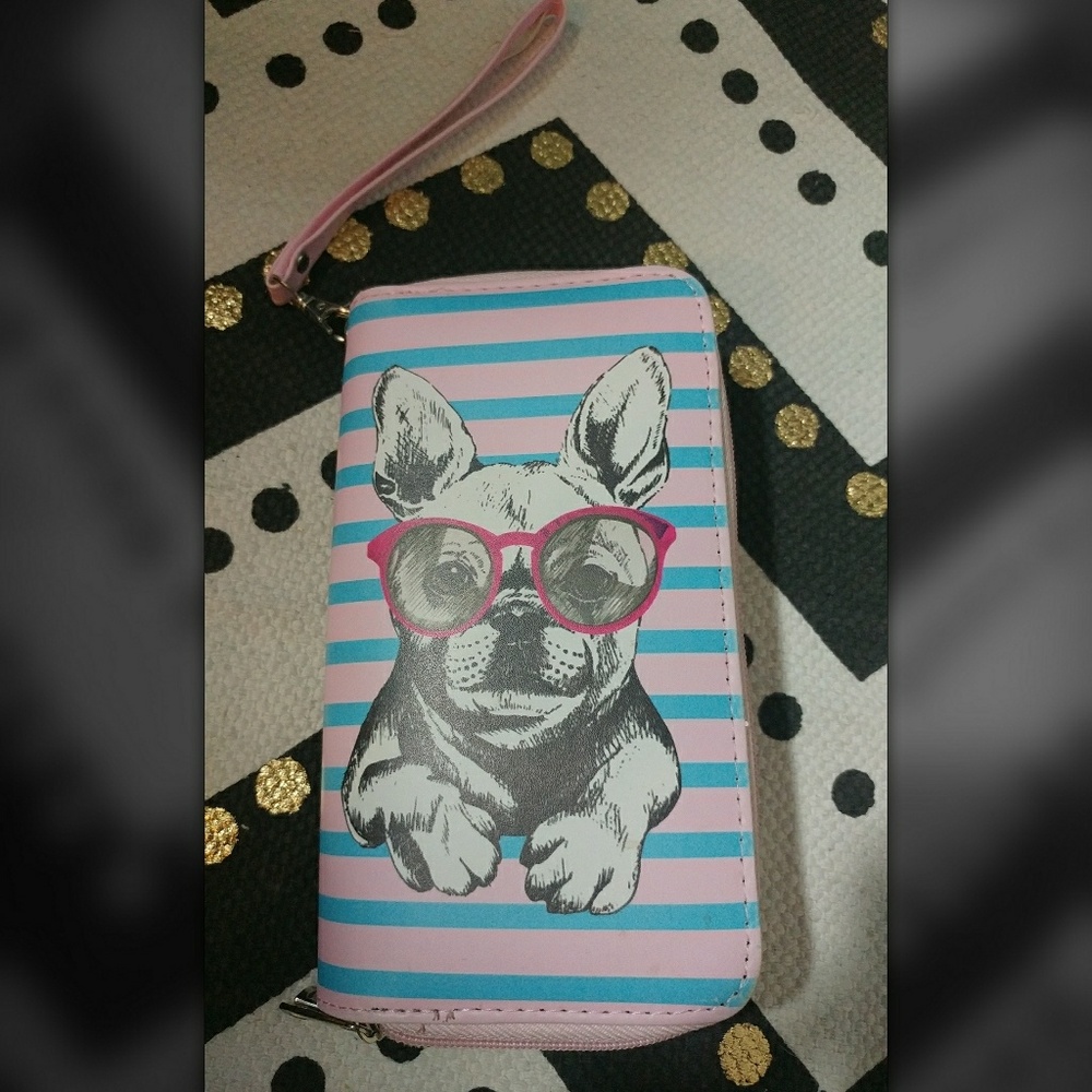 NWOT Frenchbully two sided wallet